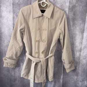 BRAETON Women's Small Lightweight Trench Jacket  Pockets Fleece Lined